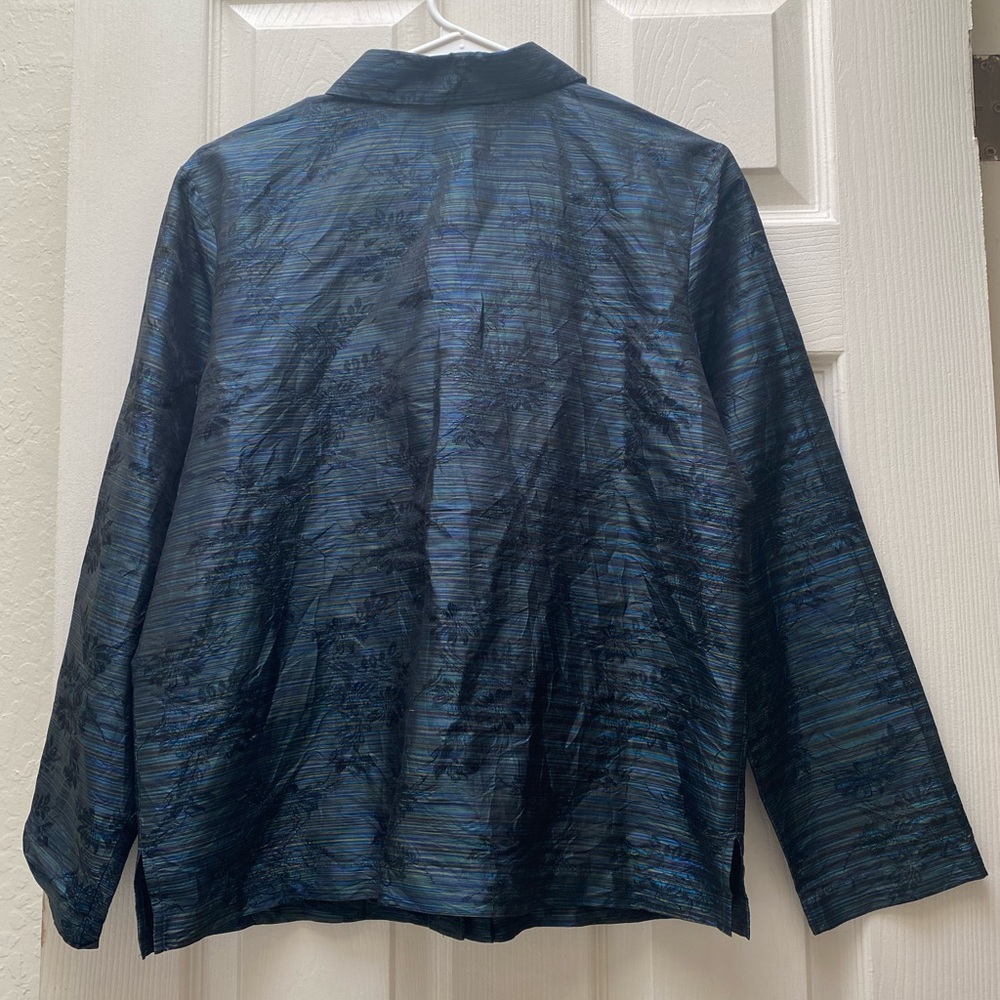 FRENCH LAUNDRY | 100% Silk Blouse Button-down Size Medium - Picture 4 of 13